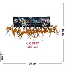 Брелок пластмассовый (KLC-6187) Лошадь под дерево символ 2026 года 120 шт/блок - фото 221429