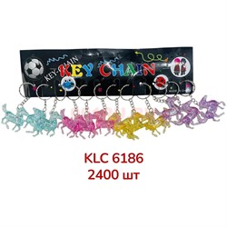 Брелок пластмассовый (KLC-6186) Лошадь цветная символ 2026 года 120 шт/блок - фото 221430