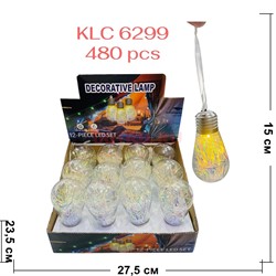 Светильник лампа (KLC-6299) новогодняя 12 шт/упаковка - фото 223334