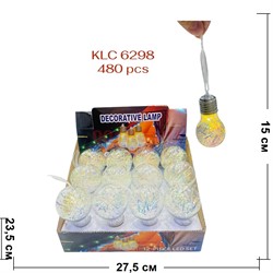 Светильник лампа (KLC-6298) новогодняя 12 шт/упаковка - фото 223336