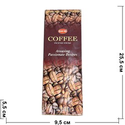 Благовония HEM Coffee (Кофе) 6шт/уп, цена за уп - фото 223638