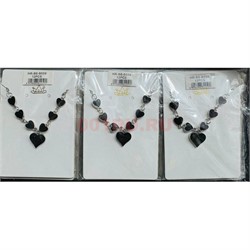Подвеска колье (BS-B559) сердца 12 шт/упаковка - фото 224515