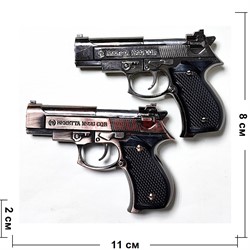 Зажигалка сувенирная Пистолет Beretta M92G турбо - фото 225357