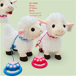 Игрушка музыкальная Баран повторюшка (6848) символ 2027 года 27x30 см - фото 229979