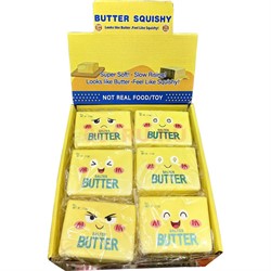 Сквиши масло смайлики Butter Squishy 12 шт/упаковка - фото 230132