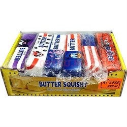 Сквиши брикет масла (2535) мульфильмы Butter Squishy 12 шт/упаковка - фото 230623