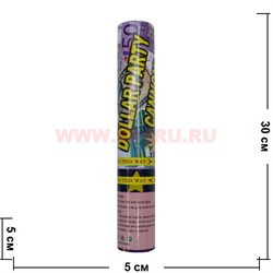 Хлопушка с голографическим конфетти и $ 30 см - фото 45558