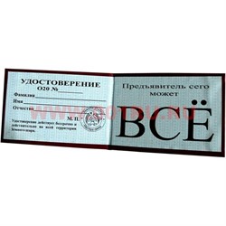 Прикол "Удостоверение волшебника" - фото 46094