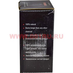 Уголь для кальяна Cococoal Khan 250 гр 24 кубика, 72 уп/кор (кокосовый) - фото 46473