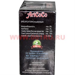 Уголь для кальянов Art Coco 250 гр кокосовый 24 кубика, 72 уп/кор - фото 47306