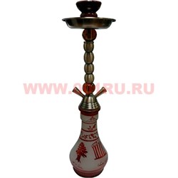 Кальян на 2 трубки (1173R) металлический (12 шт/кор) цвета в ассортименте - фото 47418