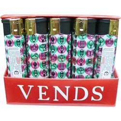 Зажигалка газовая Vends (HL-833) 50 шт\уп в ассортименте - фото 47533