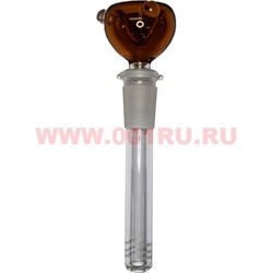 Трубка для бонга стеклянная d-15 мм 14,5 см длина - фото 47673
