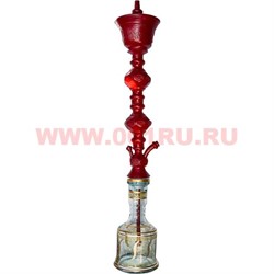 Кальян Халиль Мамун "фифа двойная" красный 94 см - фото 47694