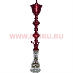Кальян Халиль Мамун "фифа двойная" бордовый 94 см - фото 47748