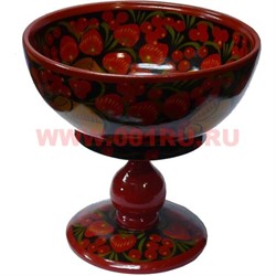 Ваза хохлома размер 17*20*20 - фото 47776