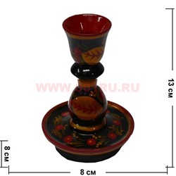 Подсвечник хохлома - фото 47955