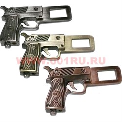 Зажигалка пистолет 3 цвета (с заглушкой для ремня безопасности) - фото 47969