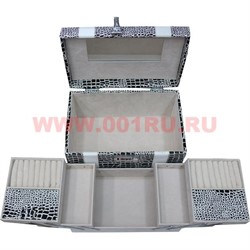 Шкатулка 3-ярусная с двойным дном 18*20*30 - фото 49523