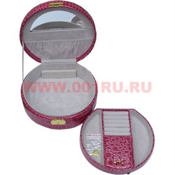 Шкатулка круглая с двойным дном 10*20*20 - фото 49576