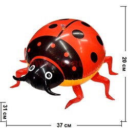 Надувная игрушка «Божья коровка» 20х37 см - фото 50478