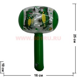 Надувная игрушка «Молоток динозавры» 25 см (H8-6-44) - фото 51025