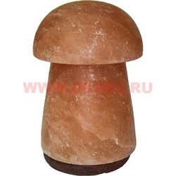 Лампа солевая "грибок" большая 20 см с зарядкой USB - фото 51196