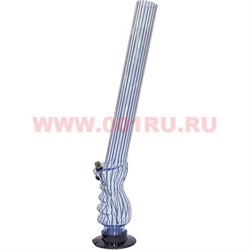 Бонг акриловый изогнутый 55 см, цвета в ассортименте - фото 51209