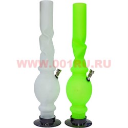 Бонг акриловый матовый 45 см, цвета в ассортименте - фото 51241