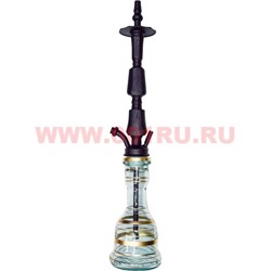 Кальян Khalil Mamoon Double Kamanji 72 см черный матовый - фото 51279