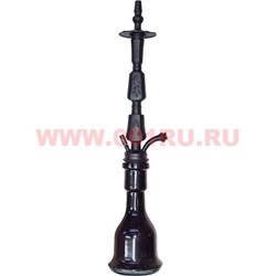 Кальян Khalil Mamoon Double Kamanji 72 см черный матовый - фото 51280