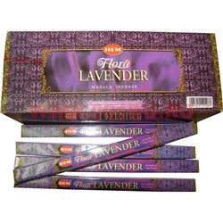 Благовония HEM sq Flora Lavender Masala 25 шт\уп - фото 51364