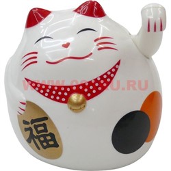 Кот Манэки-неко на батарейках 8 см, 192 шт/кор (цвет белый) - фото 52236