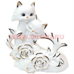 Статуэтка Кошки, фарфор - фото 52451