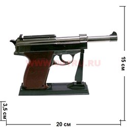 Сувенирный Пистолет-зажигалка газовый "Маузер" - фото 53517