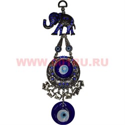 Амулет "большой слон и 6 малых + 2 сглаза" - фото 53973