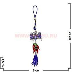 Амулет «3 совы на ветке + перцы» подвеска - фото 54045