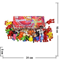 Брелок (KL-259) фигурки деревянные 120 шт/упаковка - фото 54095