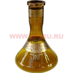 Колба для кальяна 27 см из богемского стекла (цвета в ассортименте) - фото 54891