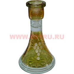 Колба для кальяна 27 см (цвета и рисунки в ассортименте) - фото 54901