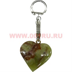 Брелок из оникса "Сердце" большое - фото 54951