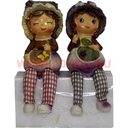 Фигурки с ножками (KL-1246) мальчик и девочка Лук цена за пару (24 шт/кор) - фото 55442