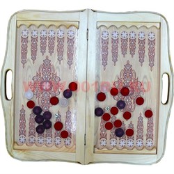 Нарды из сосны (выдержаной) 33х65 см, рисунки в ассортименте - фото 55477