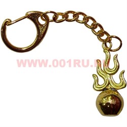 Брелок Фэн Шуй "Огненный шар Кситигарбхи" под золото - фото 55659