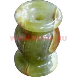 Подсвечник 4 см из оникса (1,5х3 дюйма) цена за 1 шт - фото 55759