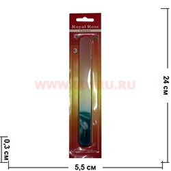 Пилочка для ногтей Royal Rose 18 см, цена за уп из 24 шт - фото 56173