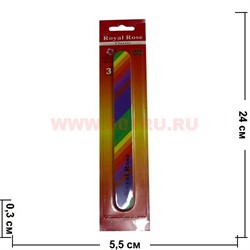 Пилочка для ногтей Royal Rose "Радуга" (2-30A) цена за уп из 24 шт - фото 56179