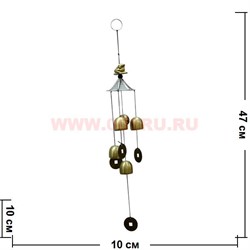 Музыка ветра «Жабка» и 3 колокольчика (A) - фото 56273