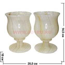 Набор из 2 бокалов 14,5 см в бархатной коробочке (4х6) - фото 56335