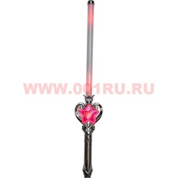 Меч (волшебная палочка) светящаяся 52 см со звуком - фото 56611
